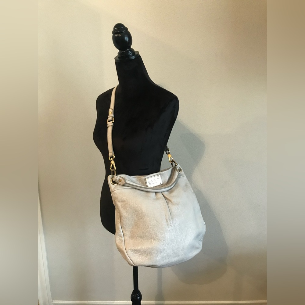 Marc by Marc Jacobs Classic Q Hillier Hobo Bag in White